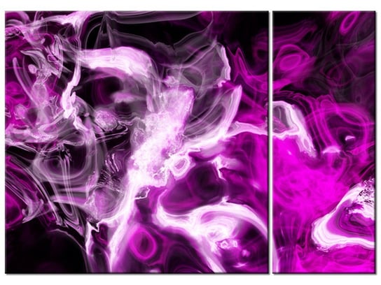 Obraz Wariacje z fioletem, 2 elementy, 70x50 cm Oobrazy