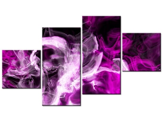 Obraz Wariacje z fioletem, 4 elementy, 160x90 cm Oobrazy