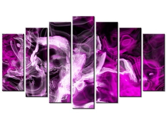 Obraz Wariacje z fioletem, 7 elementów, 140x80 cm Oobrazy
