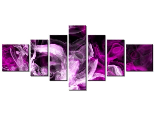 Obraz Wariacje z fioletem, 7 elementów, 160x70 cm Oobrazy