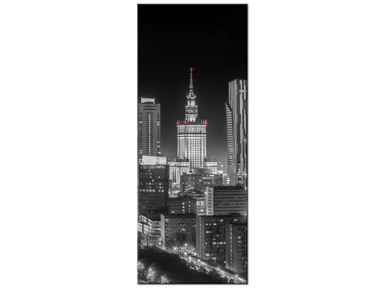 Obraz, Warszawa nocą, 40x100 cm Oobrazy
