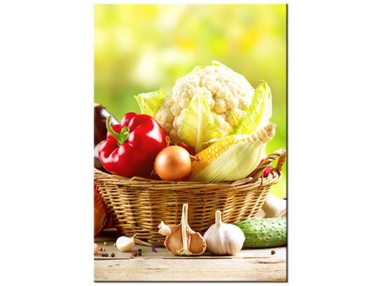 Obraz Warzywa organiczne, 70x100 cm Oobrazy