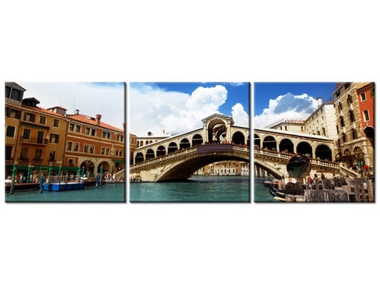 Obraz Wenecki most, 3 elementy, 90x30 cm Oobrazy