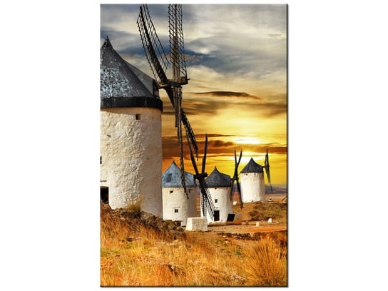 Obraz Wiatraki w Hiszpanii, 20x30 cm Oobrazy