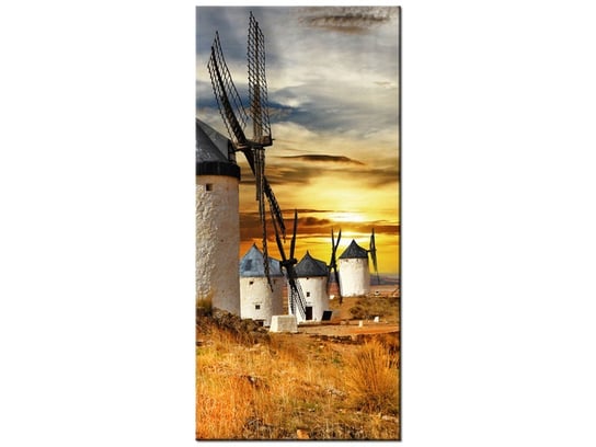 Obraz Wiatraki w Hiszpanii, 55x115 cm Oobrazy