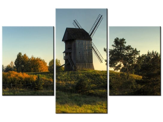 Obraz Wiatraki w Polsce, 3 elementy, 90x60 cm Oobrazy