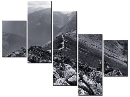 Obraz, Widok górski, 5 elementów, 100x75 cm Oobrazy