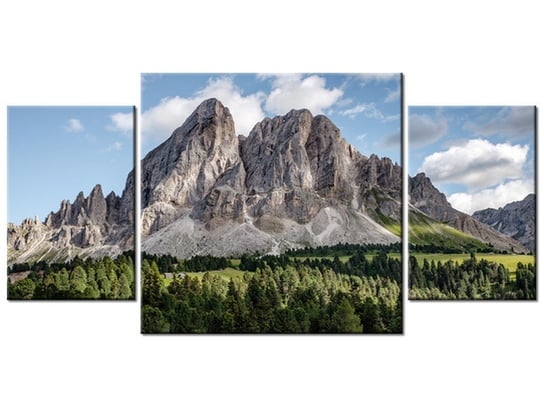 Obraz Widok na skały, 3 elementy, 80x40 cm Oobrazy