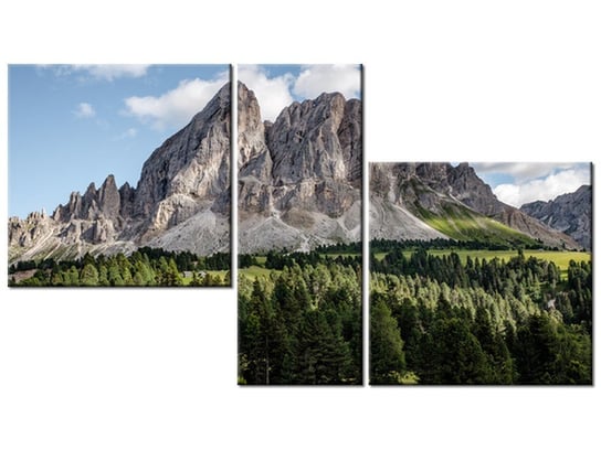 Obraz Widok na skały, 3 elementy, 90x50 cm Oobrazy