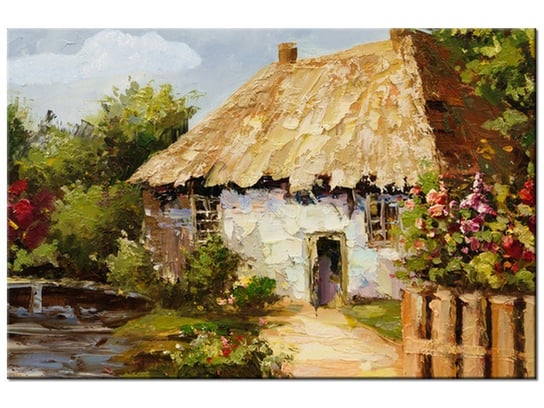 Obraz, Wiejski domek, 120x80 cm Oobrazy