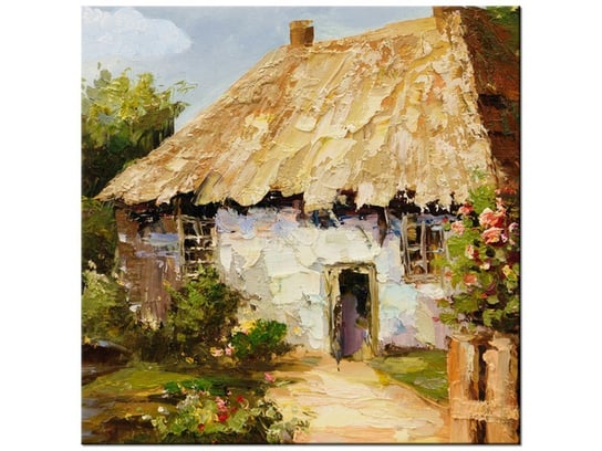 Obraz Wiejski domek, 50x50 cm Oobrazy