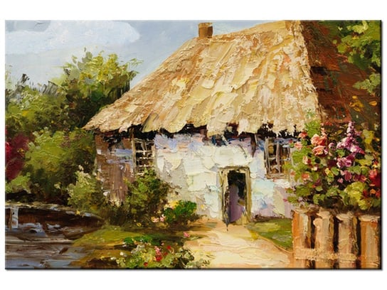 Obraz, Wiejski domek, 60x40 cm Oobrazy