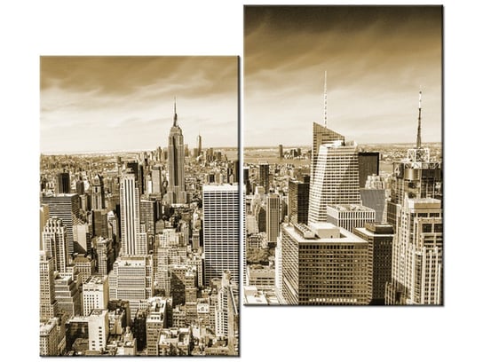 Obraz Wieżowce Nowego Jorku, 2 elementy, 80x70 cm Oobrazy
