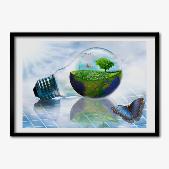 Obraz wiszący z ramką TULUP Zasoby ekologiczne 70x50 cm cm Tulup