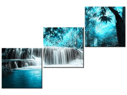 Obraz Wodospad, 3 elementy, 120x80 cm Oobrazy