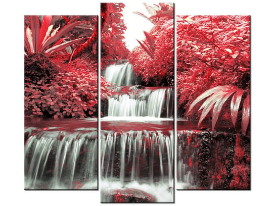 Obraz Wodospad, 3 elementy, 90x80 cm Oobrazy