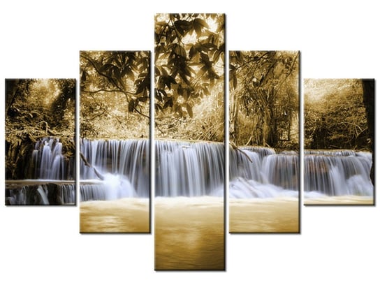Obraz, Wodospad, 5 elementów, 100x70 cm Oobrazy