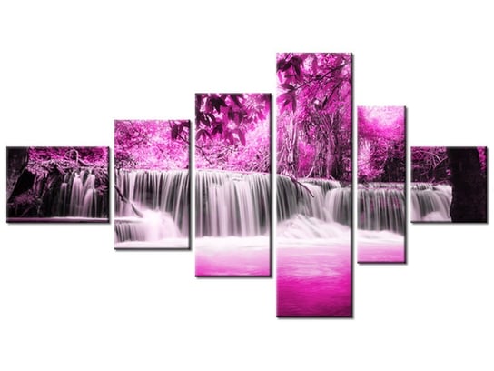 Obraz Wodospad, 6 elementów, 180x100 cm Oobrazy