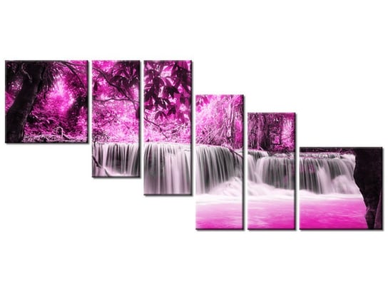 Obraz Wodospad, 6 elementów, 220x100 cm Oobrazy