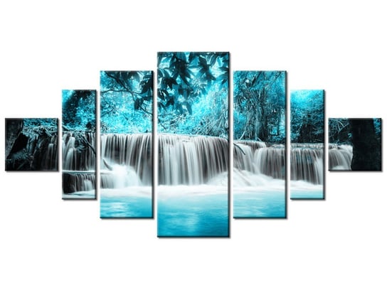 Obraz, Wodospad, 7 elementów, 200x100 cm Oobrazy