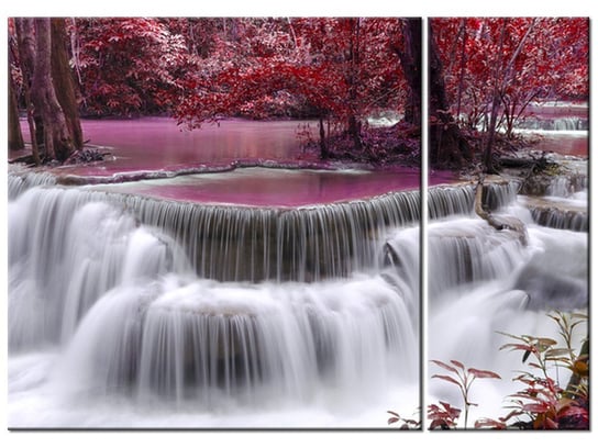 Obraz Wodospad Dong Pee Sua, 2 elementy, 70x50 cm Oobrazy