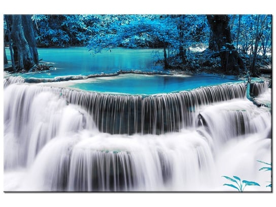 Obraz Wodospad Dong Pee Sua blue, 30x20 cm Oobrazy