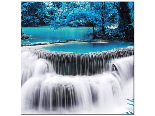 Obraz Wodospad Dong Pee Sua blue, 30x30 cm Oobrazy