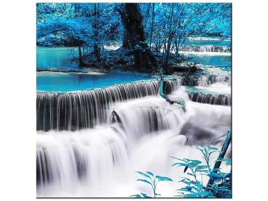 Obraz Wodospad Dong Pee Sua blue, 30x30 cm Oobrazy