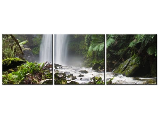 Obraz Wodospad nad rzeką Aire, 3 elementy, 120x40 cm Oobrazy