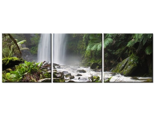 Obraz Wodospad nad rzeką Aire, 3 elementy, 90x30 cm Oobrazy