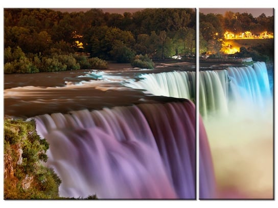 Obraz Wodospad Niagara, 2 elementy, 70x50 cm Oobrazy