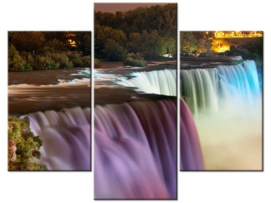 Obraz Wodospad Niagara, 3 elementy, 90x70 cm Oobrazy