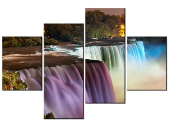 Obraz Wodospad Niagara, 4 elementy, 120x80 cm Oobrazy