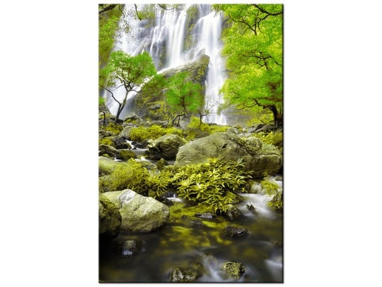 Obraz Wodospad w zieleni, 20x30 cm Oobrazy
