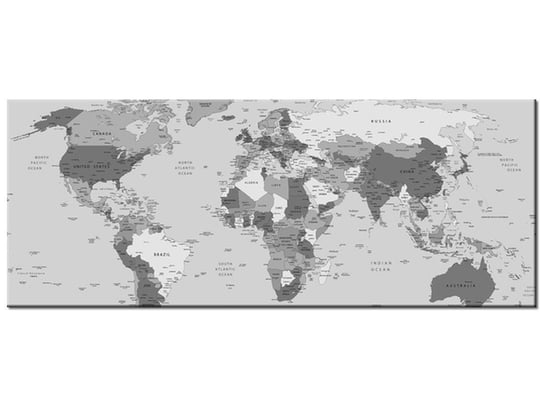 Obraz World map, 100x40 cm Oobrazy