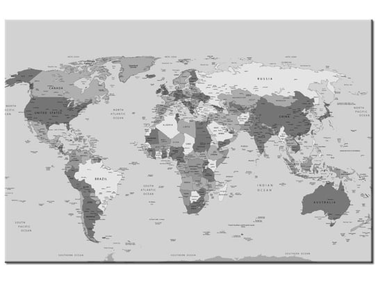 Obraz, World map, 120x80 cm Oobrazy