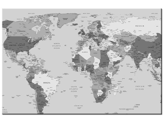 Obraz World map, 30x20 cm Oobrazy