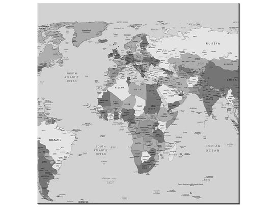 Obraz World map, 30x30 cm Oobrazy
