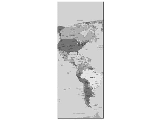 Obraz World map, 40x100 cm Oobrazy