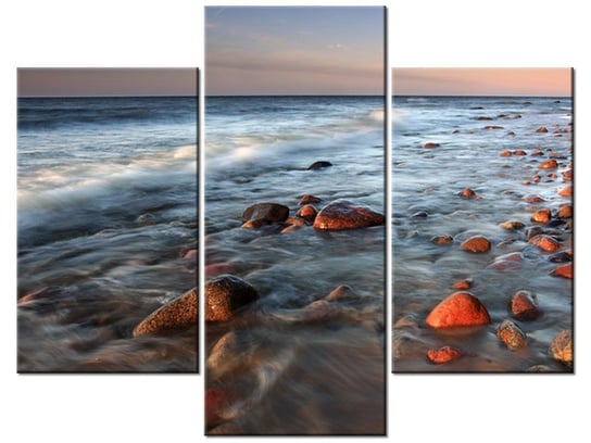 Obraz Wybrzeże Bałtyku, 3 elementy, 90x70 cm Oobrazy