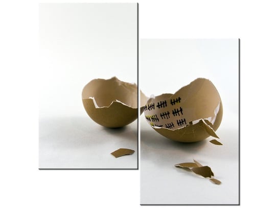 Obraz Wyjście z jajka - Gemma Stiles, 2 elementy, 60x60 cm Oobrazy