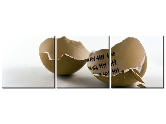 Obraz Wyjście z jajka - Gemma Stiles, 3 elementy, 90x30 cm Oobrazy