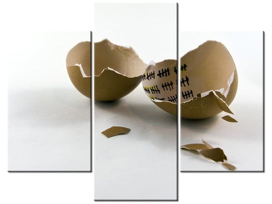 Obraz Wyjście z jajka - Gemma Stiles, 3 elementy, 90x70 cm Oobrazy