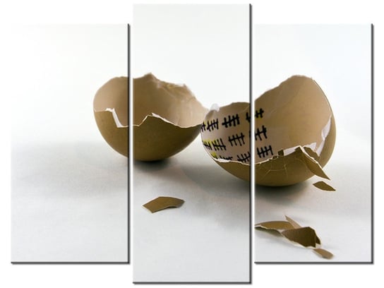 Obraz Wyjście z jajka - Gemma Stiles, 3 elementy, 90x70 cm Oobrazy