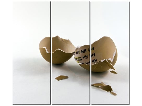 Obraz Wyjście z jajka - Gemma Stiles, 3 elementy, 90x80 cm Oobrazy