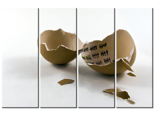 Obraz Wyjście z jajka - Gemma Stiles, 4 elementy, 120x80 cm Oobrazy