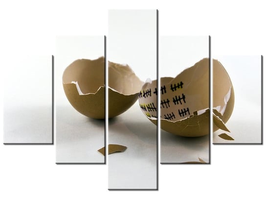 Obraz Wyjście z jajka - Gemma Stiles, 5 elementów, 100x70 cm Oobrazy