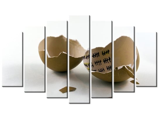 Obraz Wyjście z jajka - Gemma Stiles, 7 elementów, 140x80 cm Oobrazy