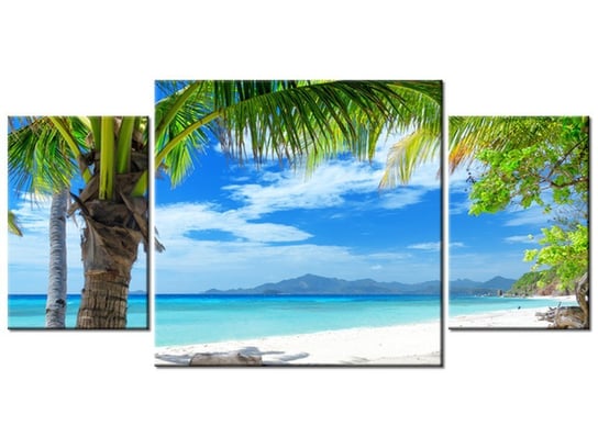 Obraz Wyspa Malcapuya, 3 elementy, 80x40 cm Oobrazy