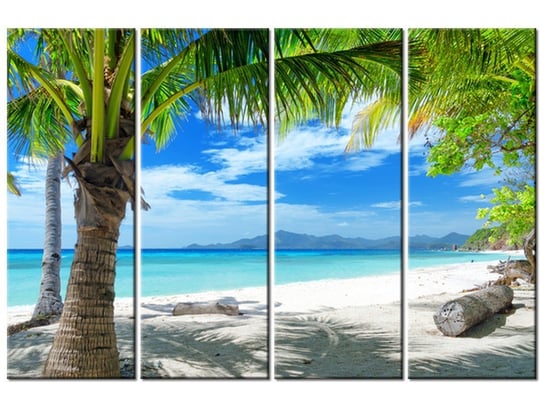Obraz Wyspa Malcapuya, 4 elementy, 120x80 cm Oobrazy